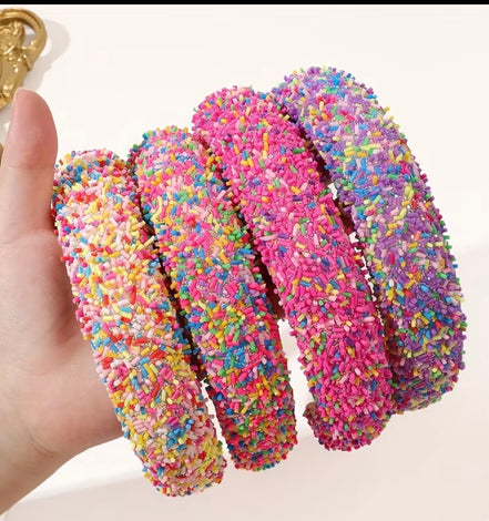 Head bands With Sprinkles