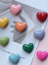 Colourful Heart Magnets - Pack of 10