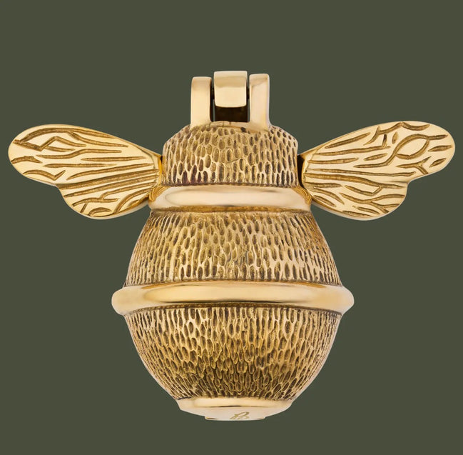 Bumblebee Brass Effect Door Knocker
