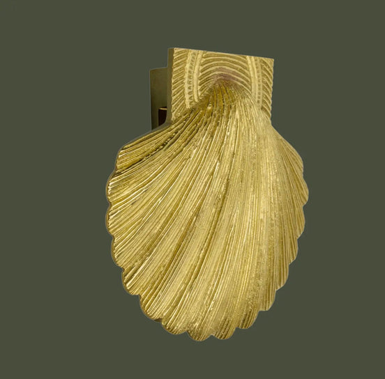 Brass Door Knocker Sea Shell