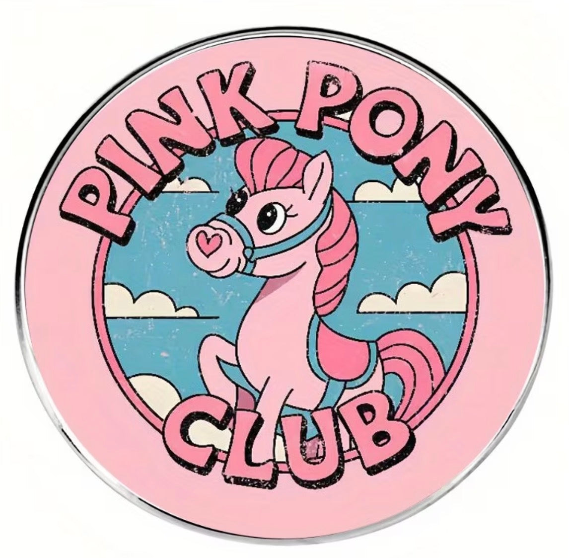 Pink Pony Club Badge