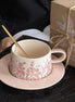 Pink Floral Cup & Saucer