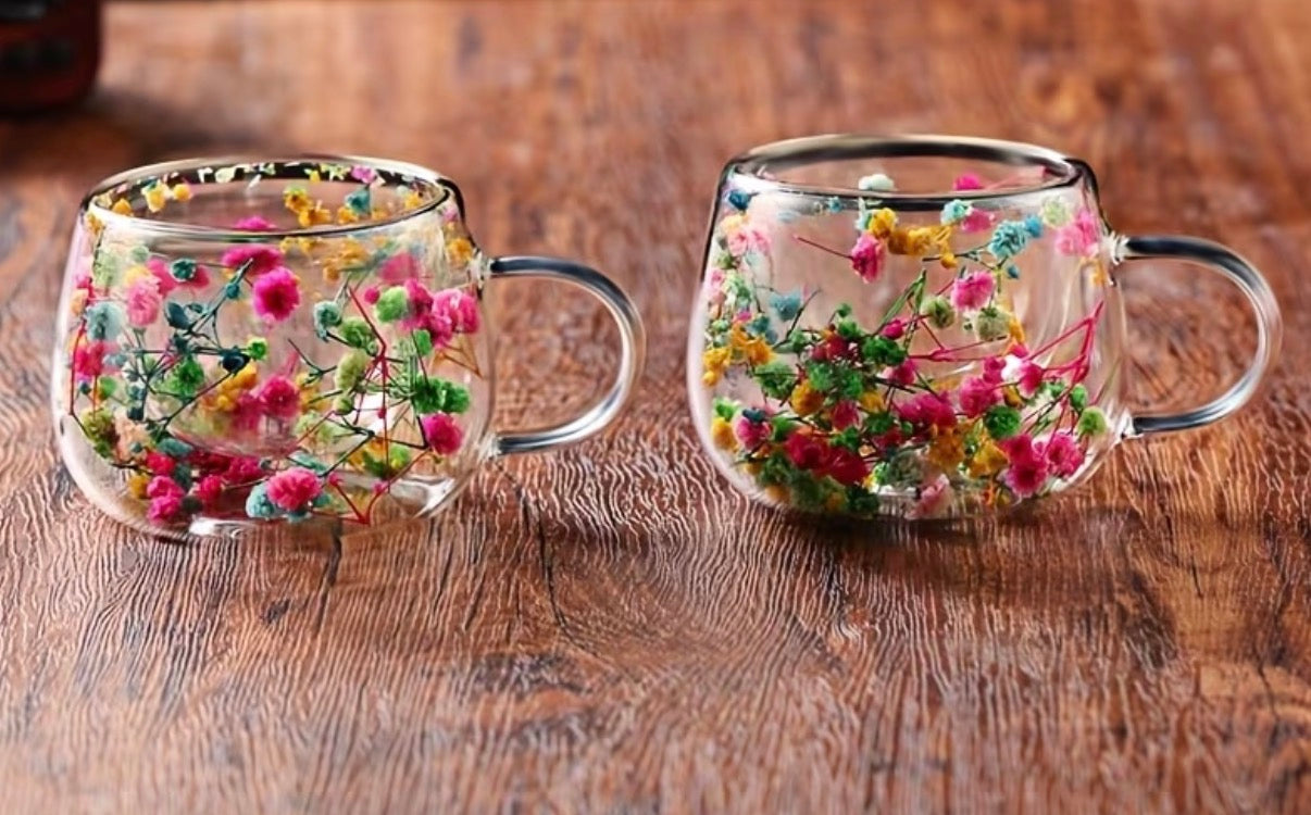 Dried Flower Tea Cup