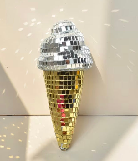 Disco Ice Cream Cone