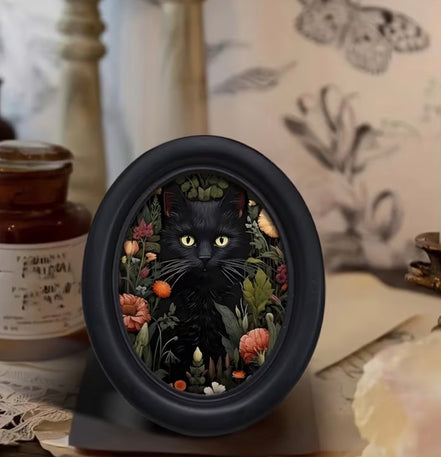 Cat in the Garden Wall Art