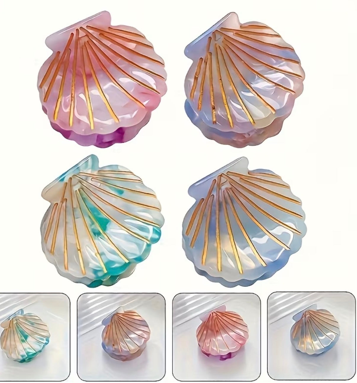 Pearlescent Sea Shell Clasp