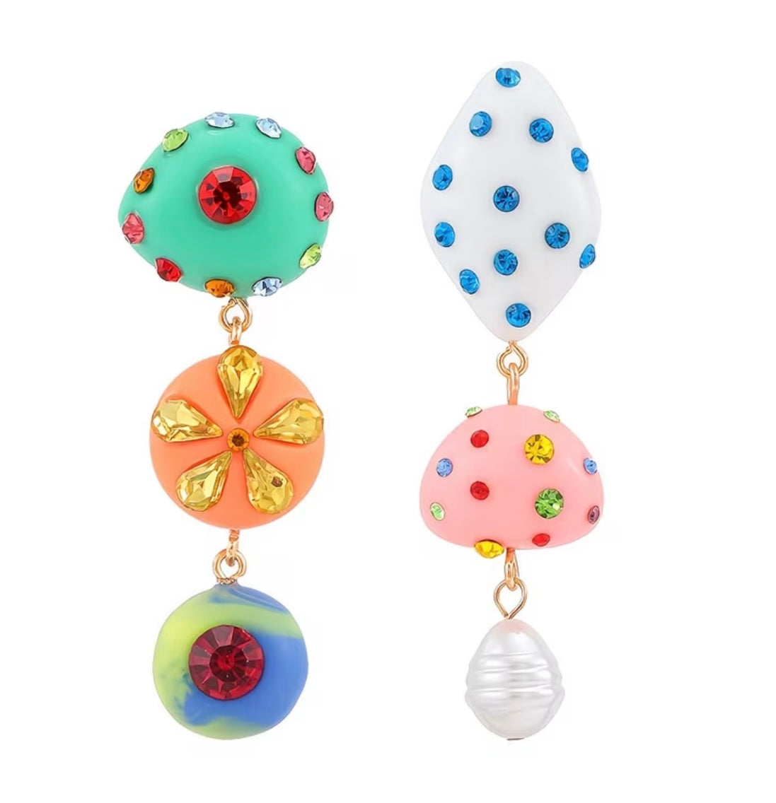 Oddball Colour Earrings