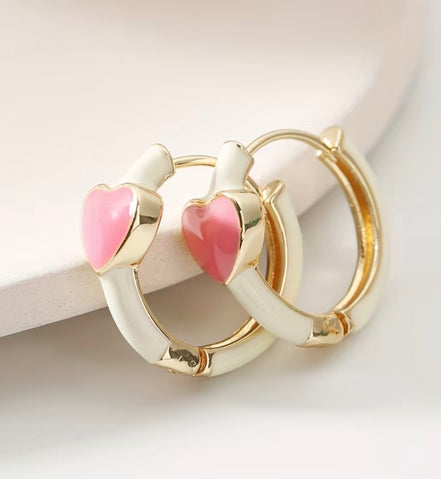 Cutesy Heart Earrings