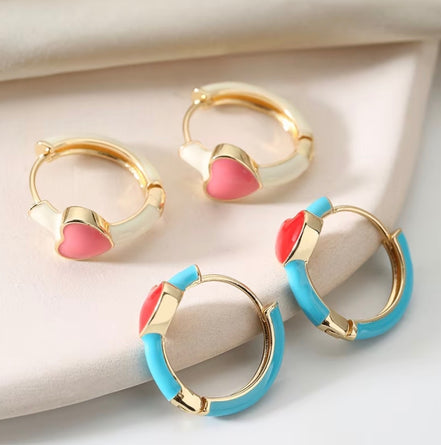 Cutesy Heart Earrings
