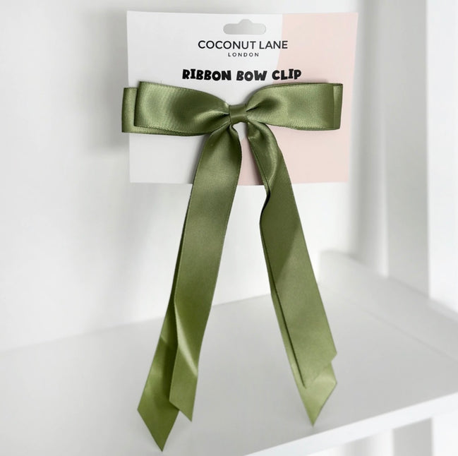Green Satin Ribbon