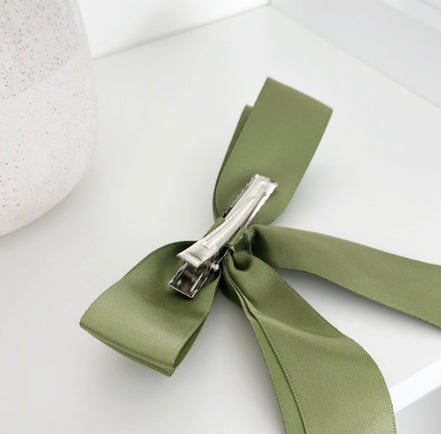 Green Satin Ribbon