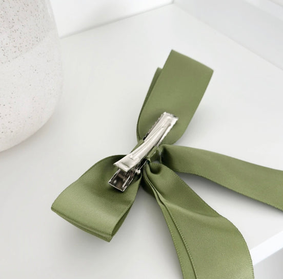 Green Satin Ribbon