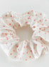 White Heart Scrunchie