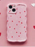 Pink Wavy Heart Phone Case