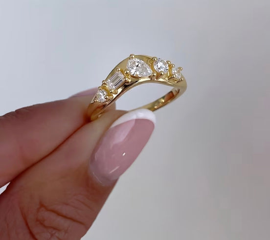 Gold Luxe Stone Ring