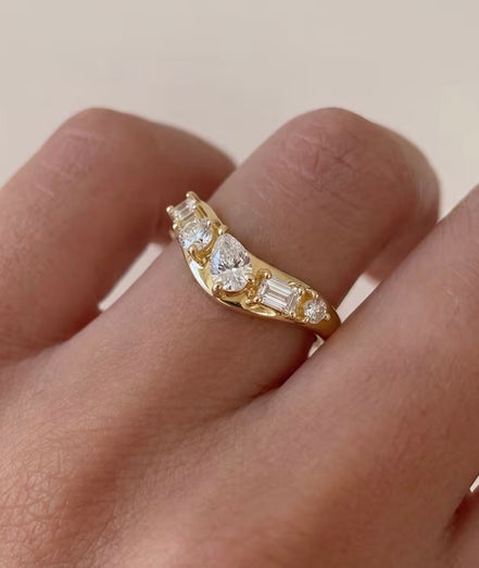 Gold Luxe Stone Ring