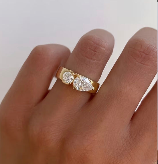 Harmony Stacking Ring | Minimalist Gold Band Ring
