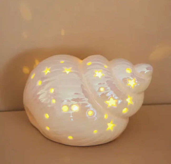 Conch Shell Night Light | Decorative Sea Shell Lamp