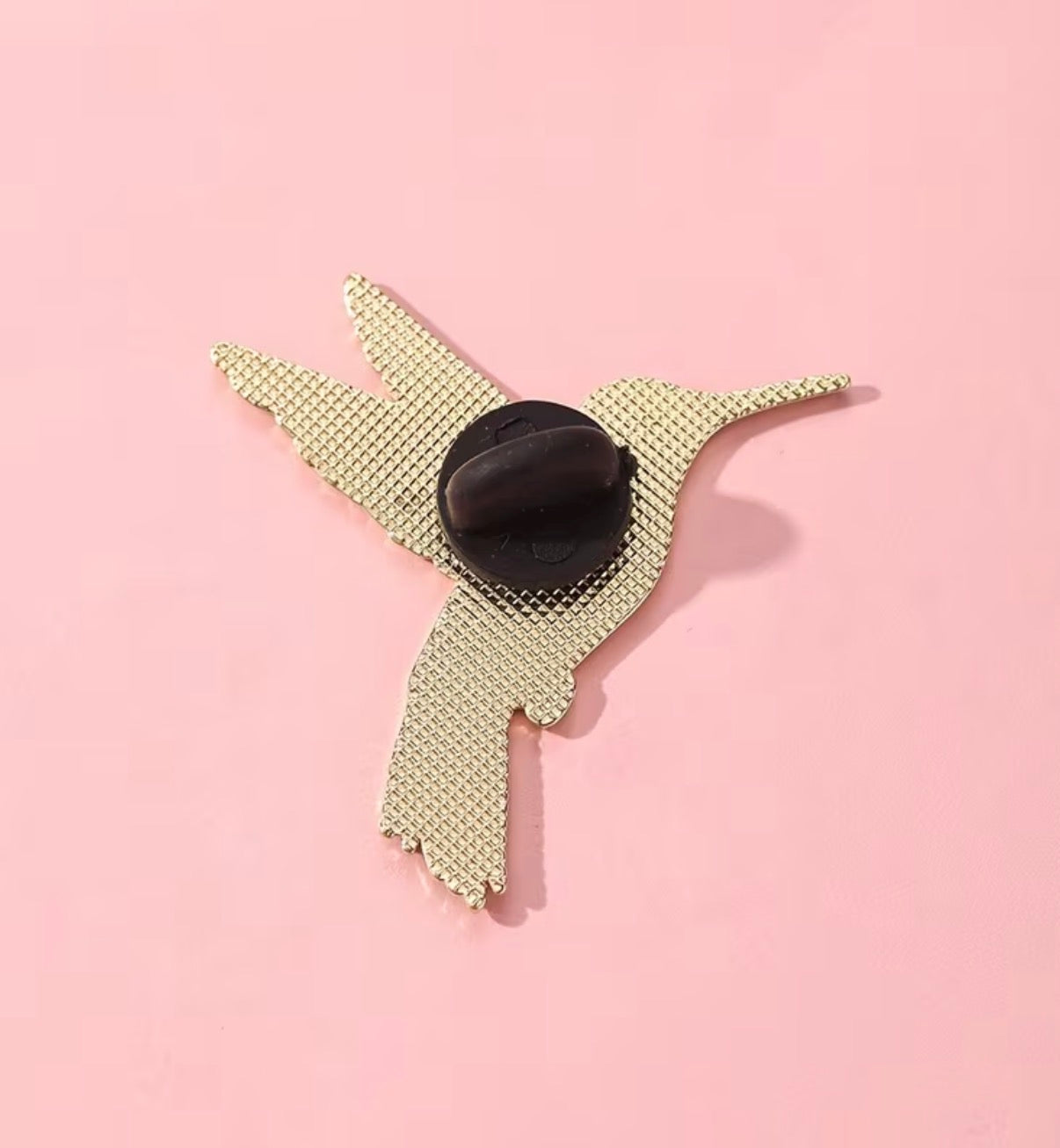Hummingbird Enamel Pin Brooch | Colourful Bird Lapel Pin