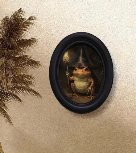 Tilly the Toad Wall Art | Black Framed Magical Wall Art