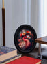 Peaches The Pink Flamingo Gothic Wall Art | Framed Quirky Home Decor