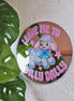 Dilly Dally Lamb Kitsch Mirror Wall Art