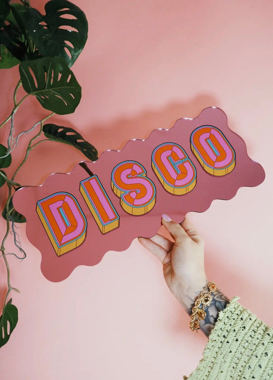 Disco Kitsch Mirror Wall Art