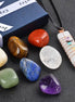 💎 Chakra Crystal Stone Set with Amulet ✨