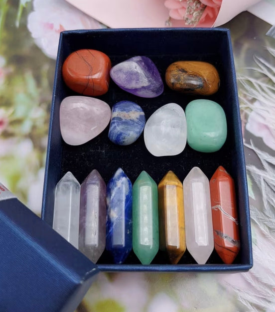 💎 14 Piece Chakra Loose Gemstone Set ✨