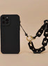Black & Gold Chunky Chain Phone & Bag Charm