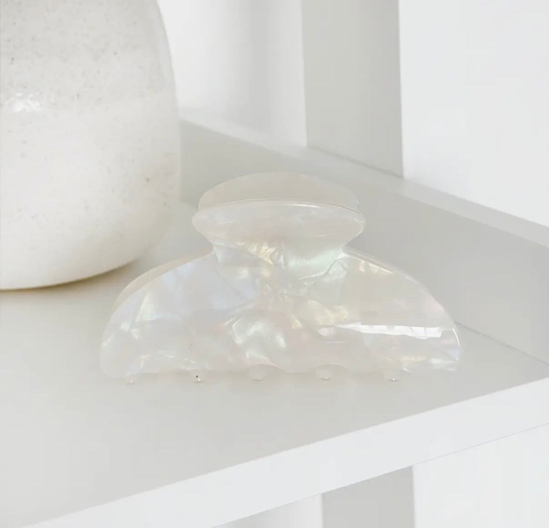 Pearlescent Claw Clip