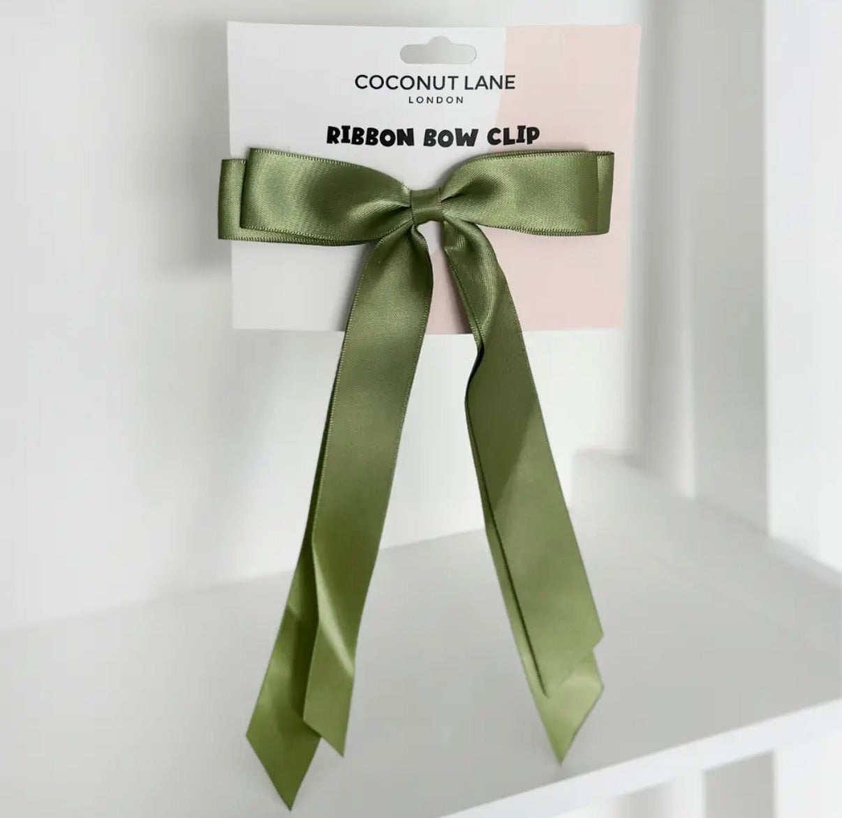 Green Satin Ribbon
