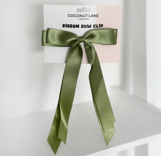 Green Satin Ribbon