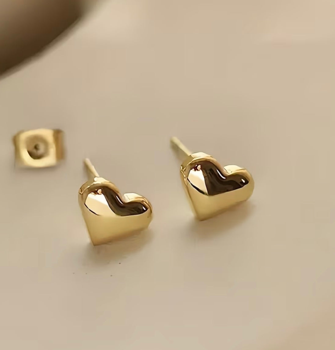 Heart Stud Earrings