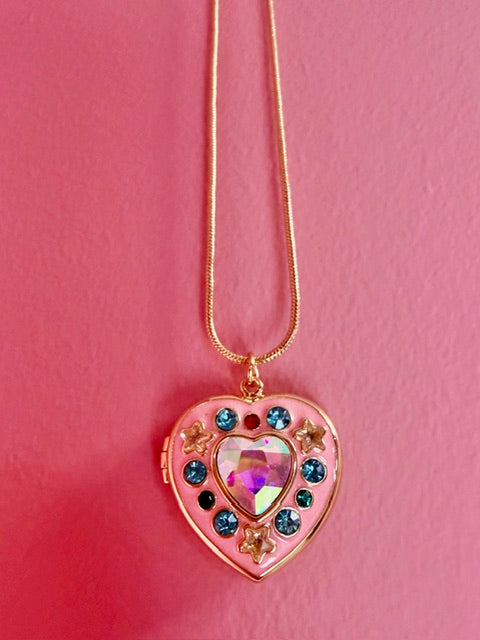 🦩💖 Flamingo Love Locket 💗🌸