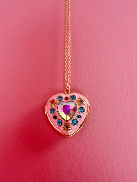 🦩💖 Flamingo Love Locket 💗🌸