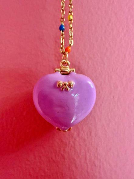 🎀✨ Polly Pocket Sprinkle Necklace 🌈🍬