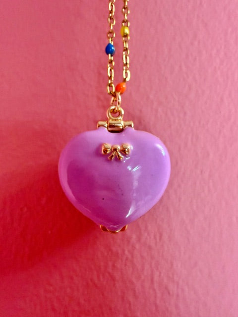 🎀✨ Polly Pocket Sprinkle Necklace 🌈🍬