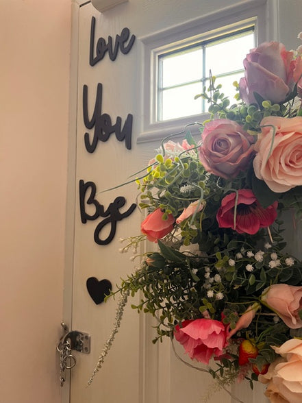Love U Bye Wall Art - Various Colours