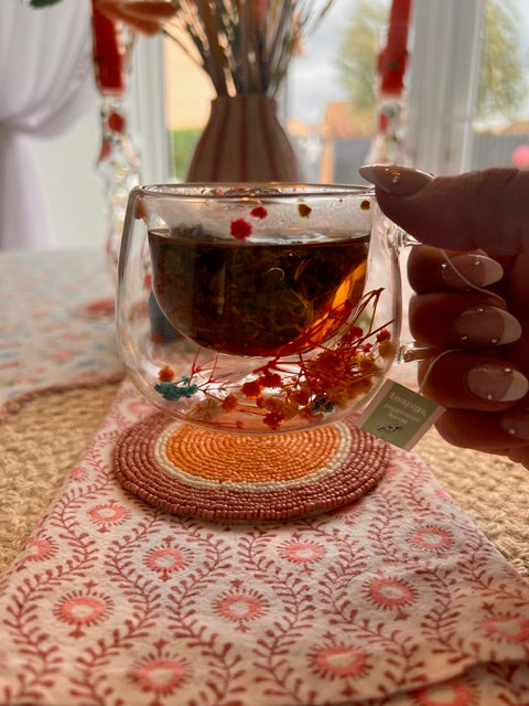 Dried Flower Tea Cup